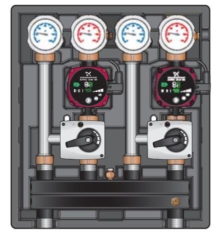   Meibes Kombimix 2 x MKST-UPSO 15-65,  26101.40